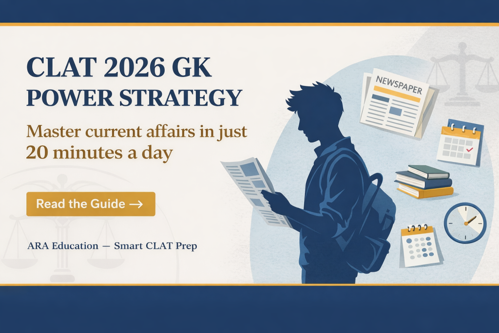 CLAT 2026 GK Power Strategy